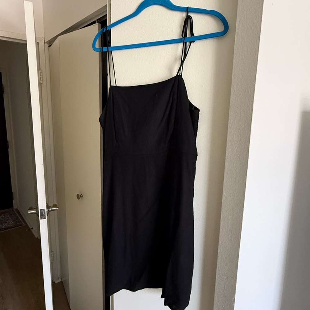 Old Navy Black Mini Dress with Spaghetti Straps